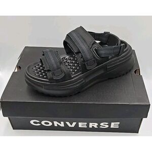 CONVERSE Women's Platform Run Star Utility Sandal CX Limited Edition Memory Foam